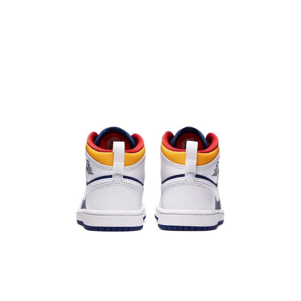 (PS) Air Jordan 1 Mid 'White Dark Blue' 640734-131
