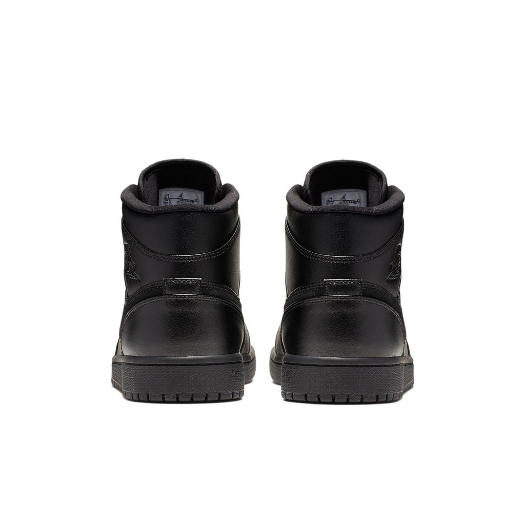 Air Jordan 1 Mid 'All Black' 554724-090