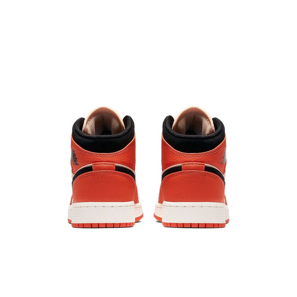 (GS) Air Jordan 1 Mid SE 'Team Orange' BQ6931-800