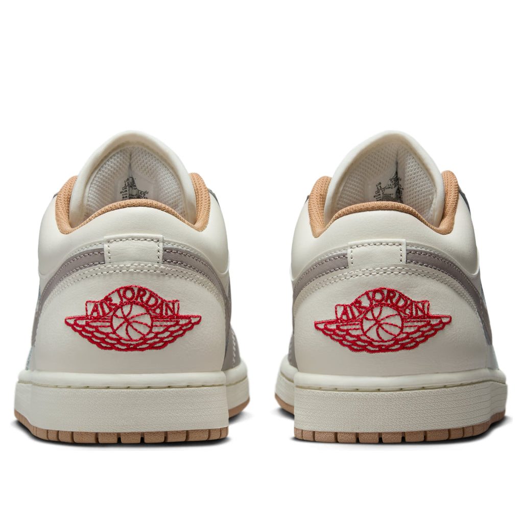 Air Jordan 1 Low 'Sail Fire Red College Grey' 553558-169