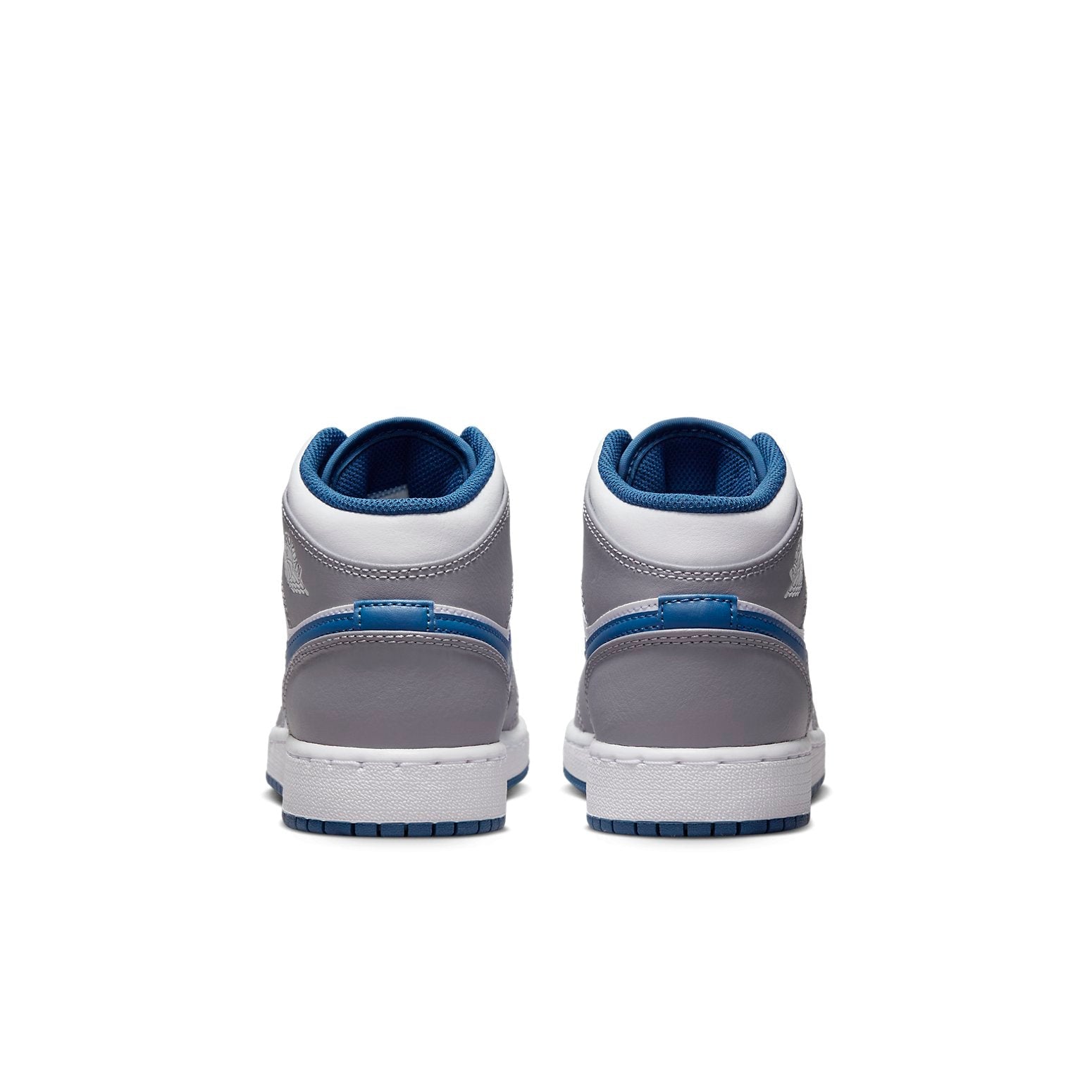 (GS) Air Jordan 1 Mid 'Cement True Blue' DQ8423-014