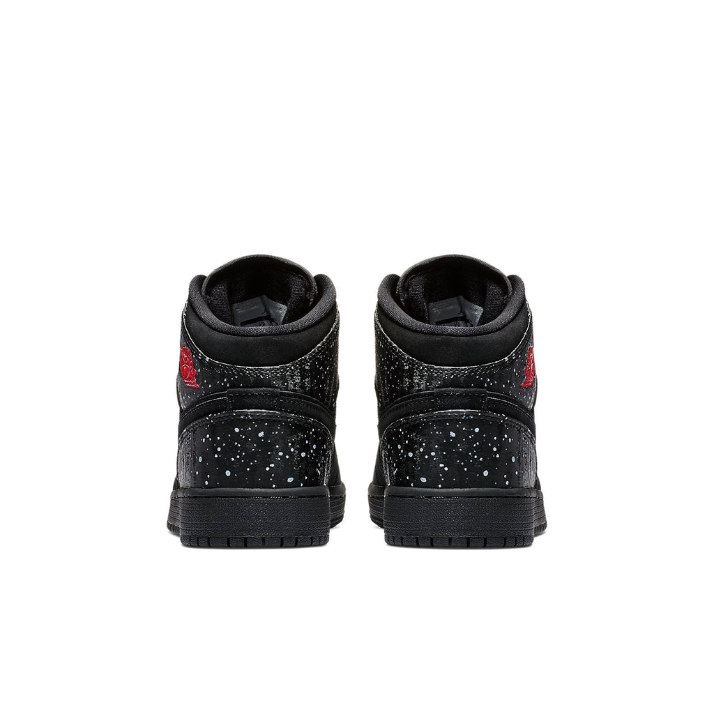 (GS) Air Jordan 1 Mid 'Black Rush Pink' 555112-001