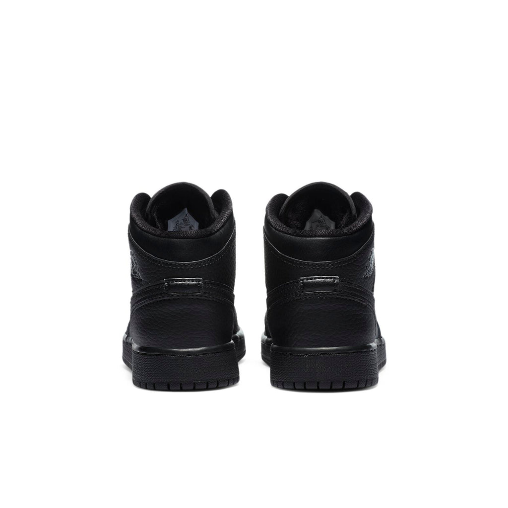 (GS) Air Jordan 1 Mid 'Triple Black' 2020 554725-091