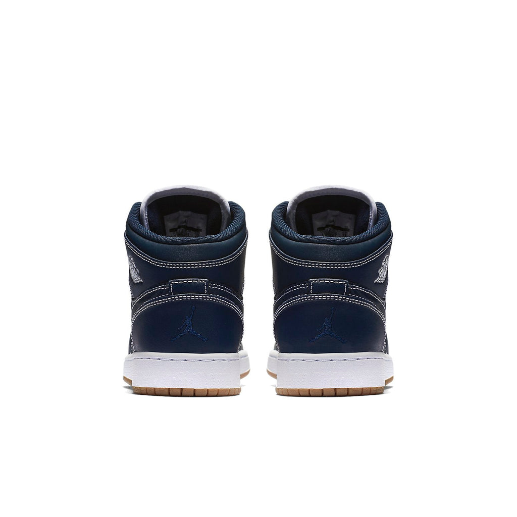 (GS) Air Jordan 1 Retro Mid 'Obsidian' 554725-402