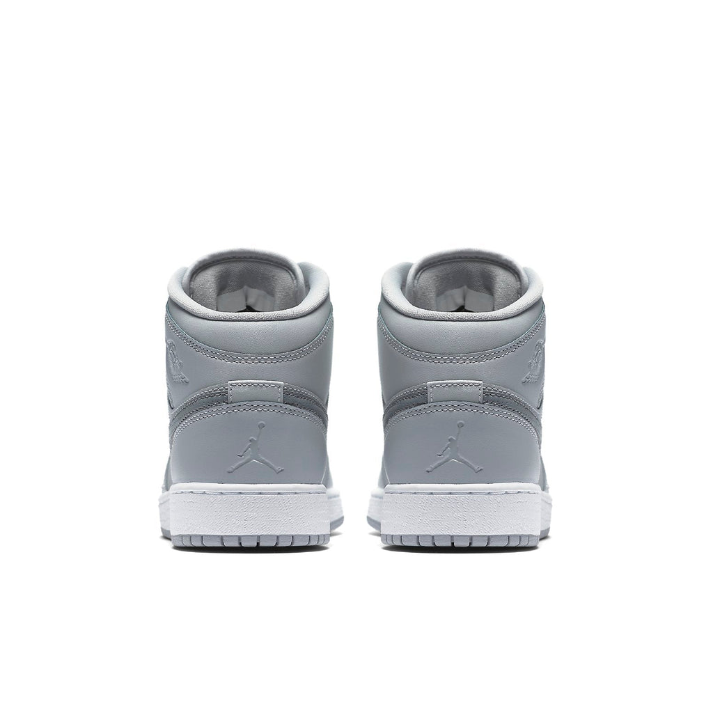 (GS) Air Jordan 1 Mid 'Wolf Grey' 554725-033