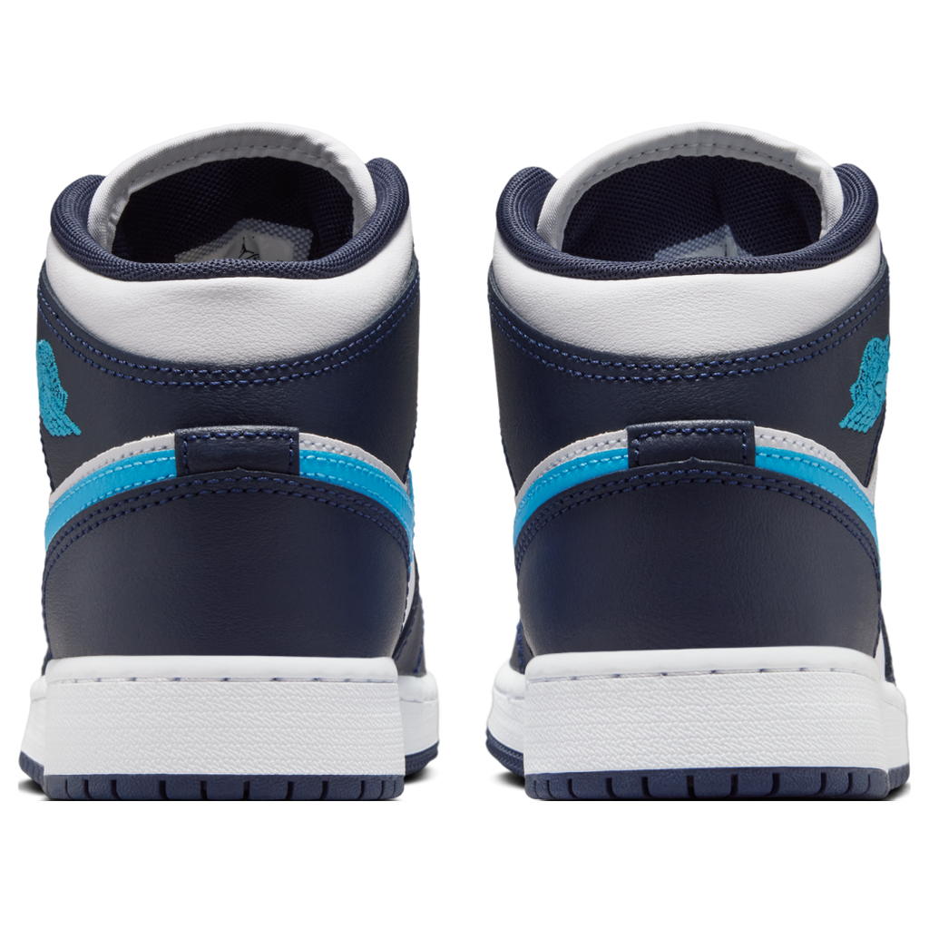 (GS) Air Jordan 1 Mid 'Obsidian White' DQ8423-404