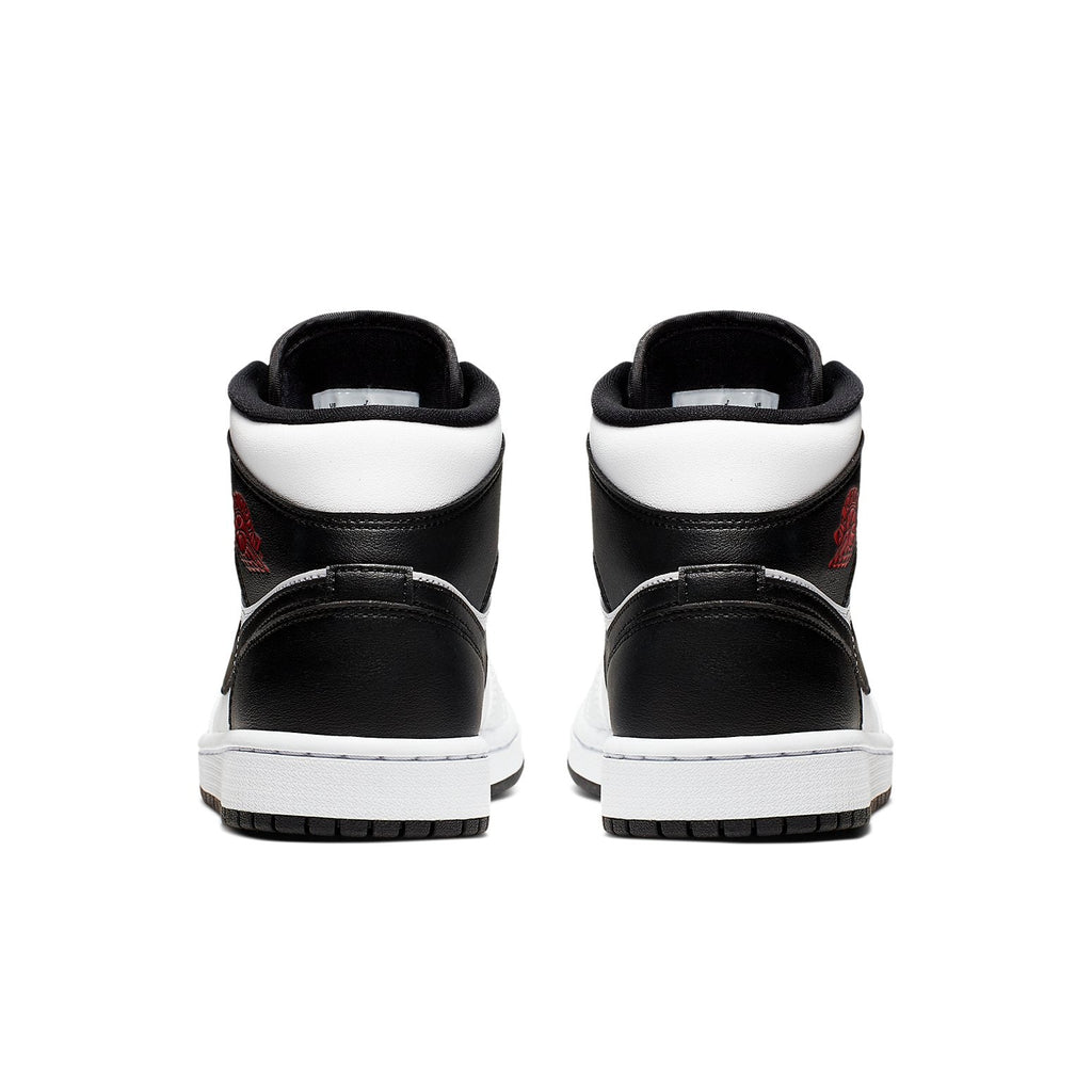 (WMNS) Air Jordan 1 Mid 'White Black' BQ6472-101
