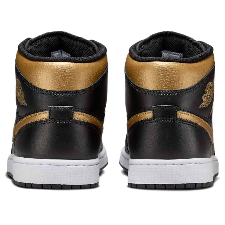 Air Jordan 1 Mid 'Black Metallic Gold' DQ8426-071