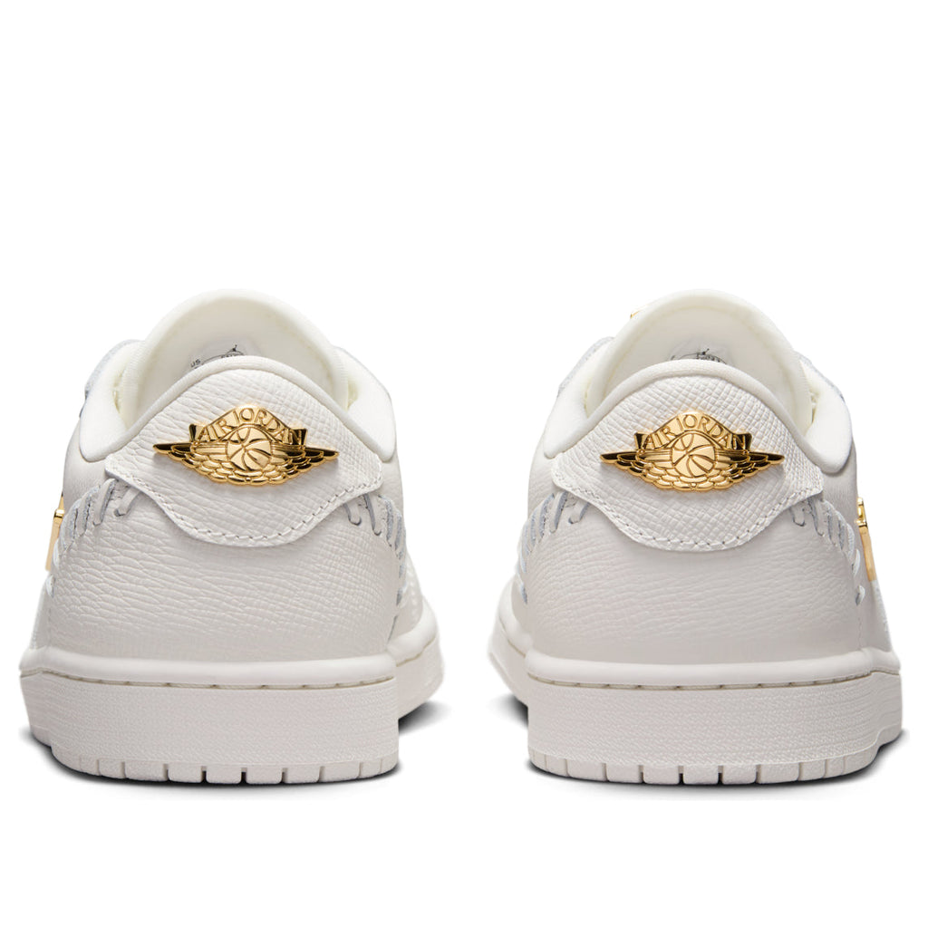 (WMNS) Air Jordan 1 Low Method of Make 'Sail Metallic Gold' FN5032-100