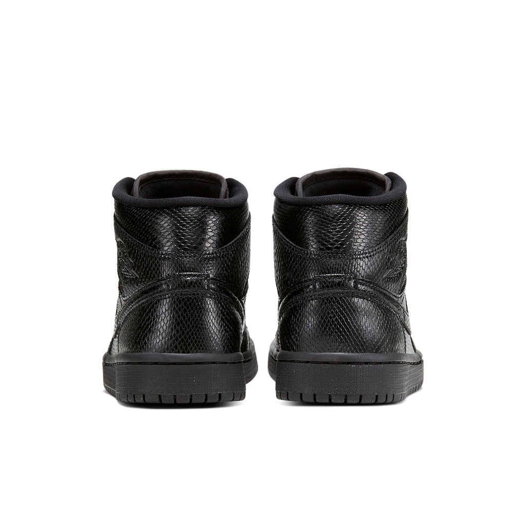 (WMNS) Air Jordan 1 Mid 'Black Snakeskin' BQ6472-010