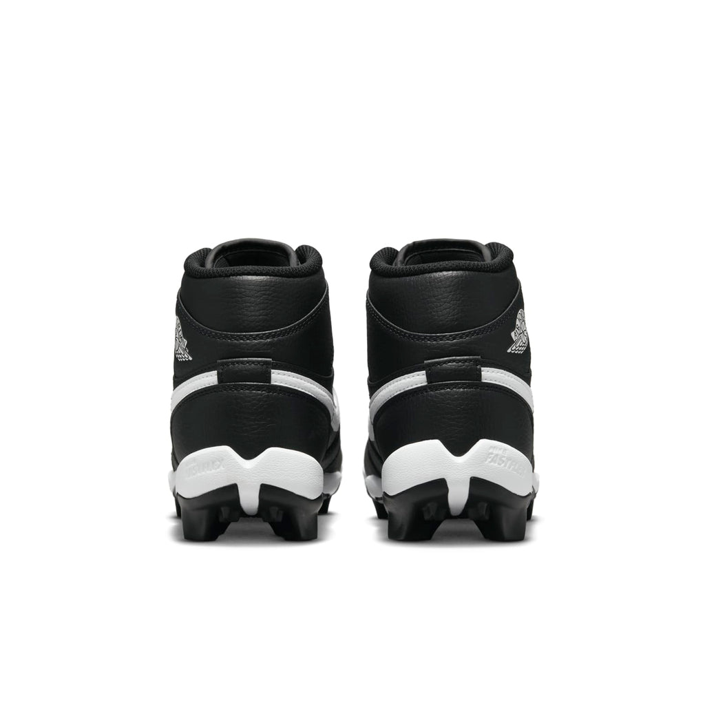 (GS) Air Jordan 1 Mid Cleat 'Black White' HF6883-001