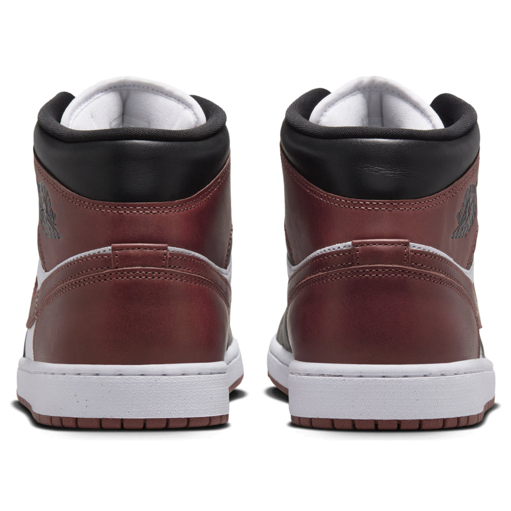 Air Jordan 1 Mid 'White Red Black' HF3216-102