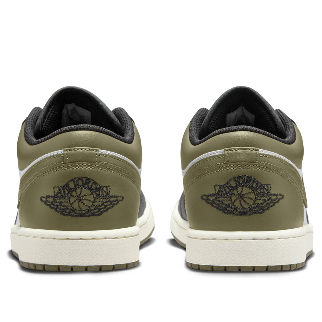 Air Jordan 1 Low 'Black White Medium Olive' 553558-092