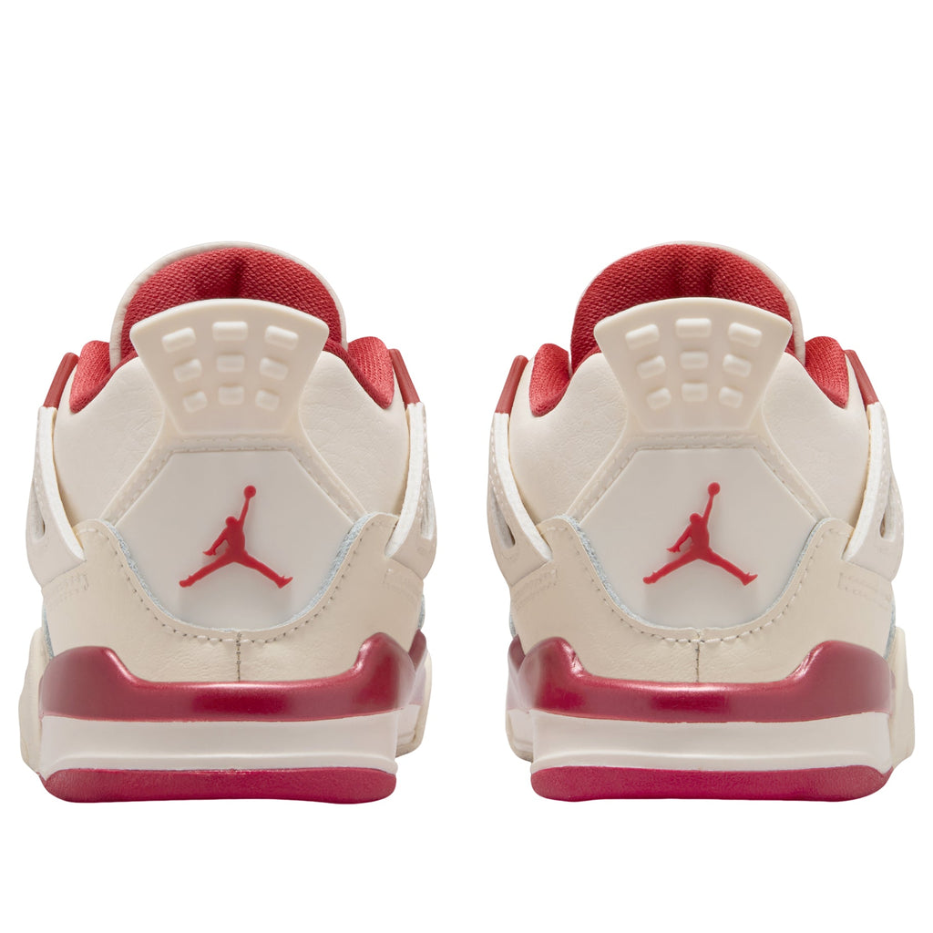 (TD) Air Jordan 4 'Pale Ivory Tough Red' HV4384-108