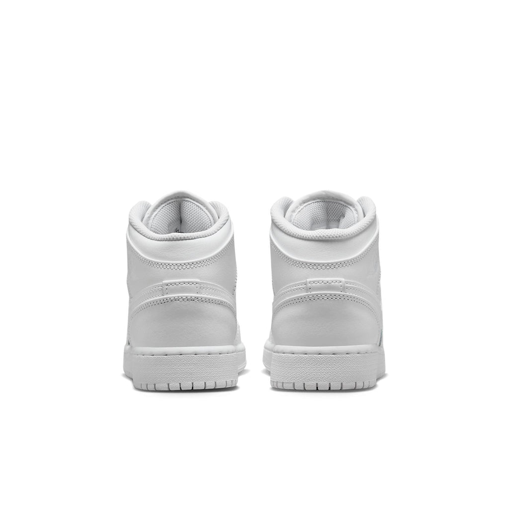 (GS) Air Jordan 1 Mid 'Triple White 2023' 554725-136