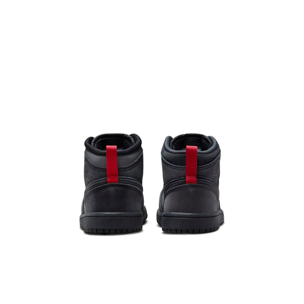 (PS) Air Jordan 1 Mid SE Craft 'Dark Smoke Red' FQ7754-001