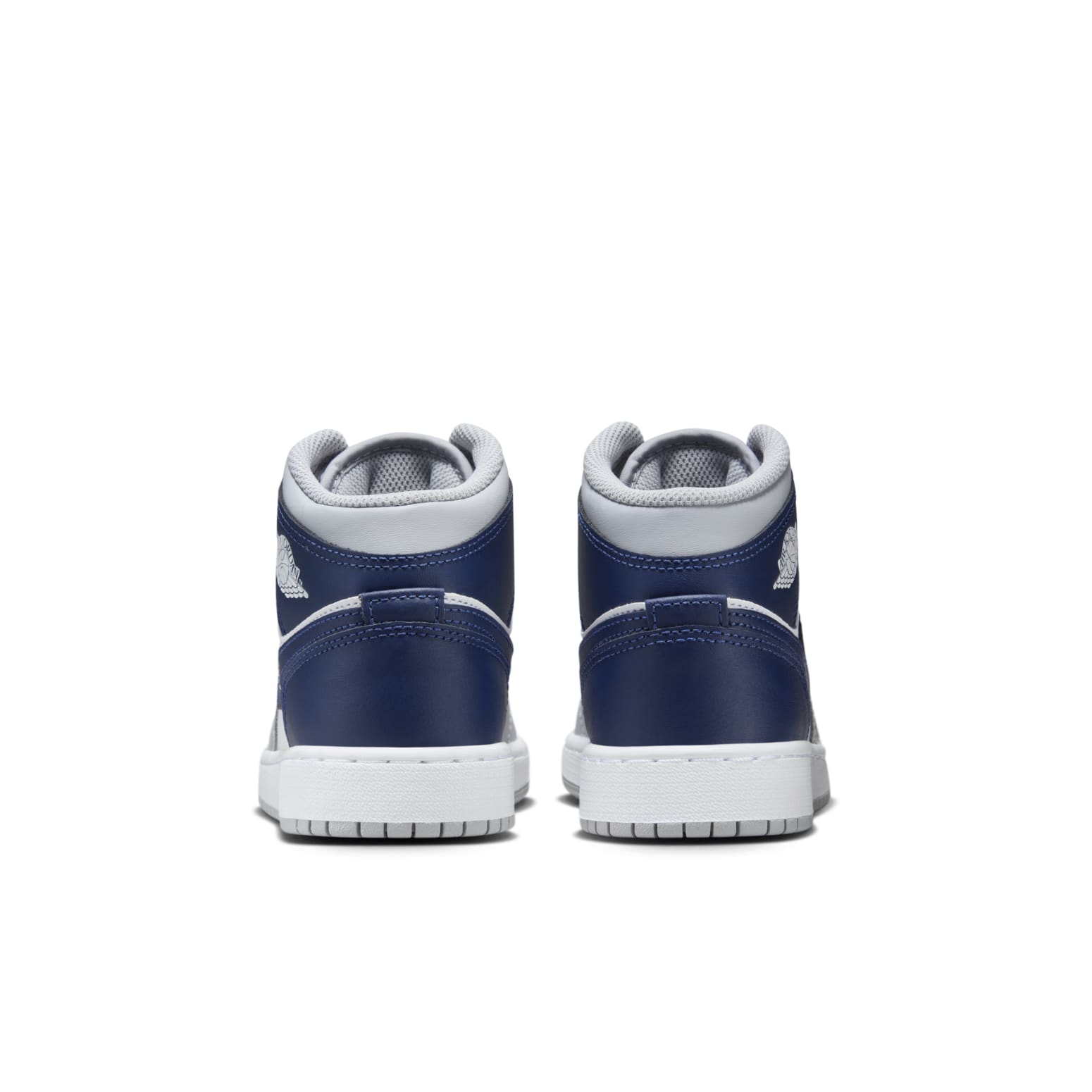 (GS) Air Jordan 1 Mid 'Wolf Grey Midnight Navy' DQ8423-104