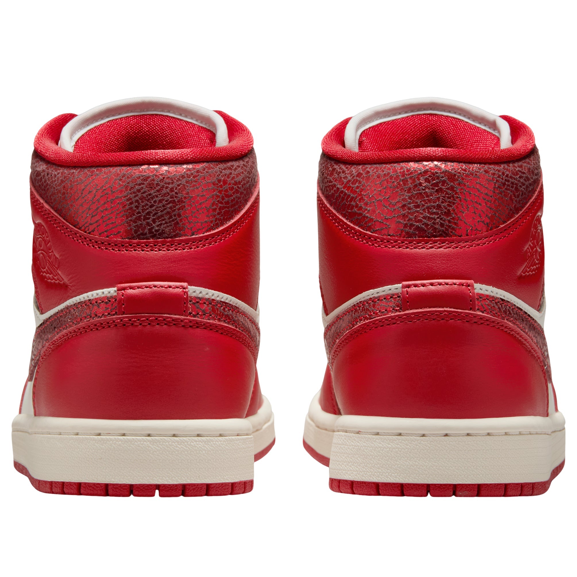 (WMNS) Air Jordan 1 Mid SE 'Red Cracked Leather' HJ9337-106