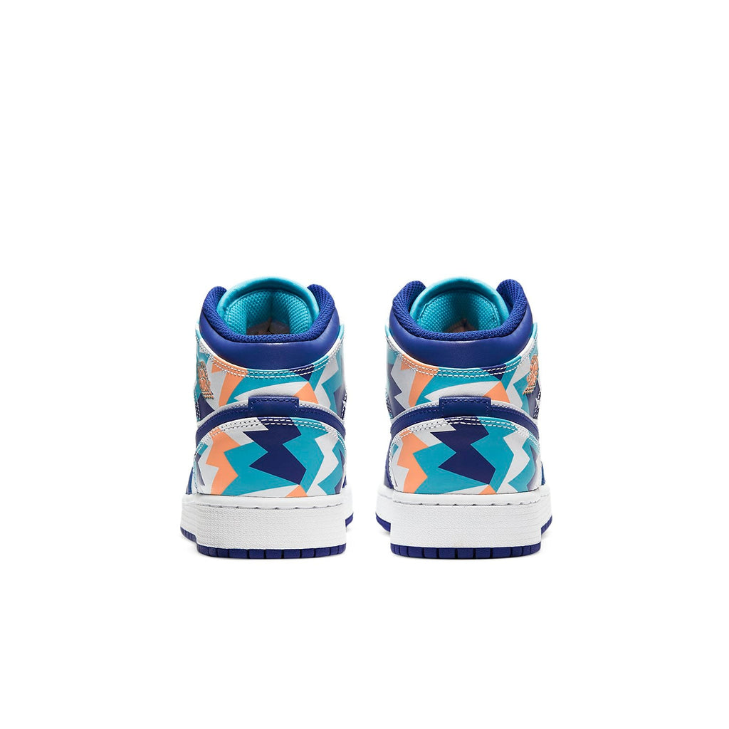 (GS) Air Jordan 1 Mid 'Geometric Pint' 555112-105
