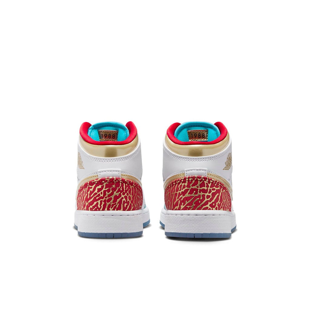 (GS) Air Jordan 1 Mid 'UNC to Chicago' FB2212-100