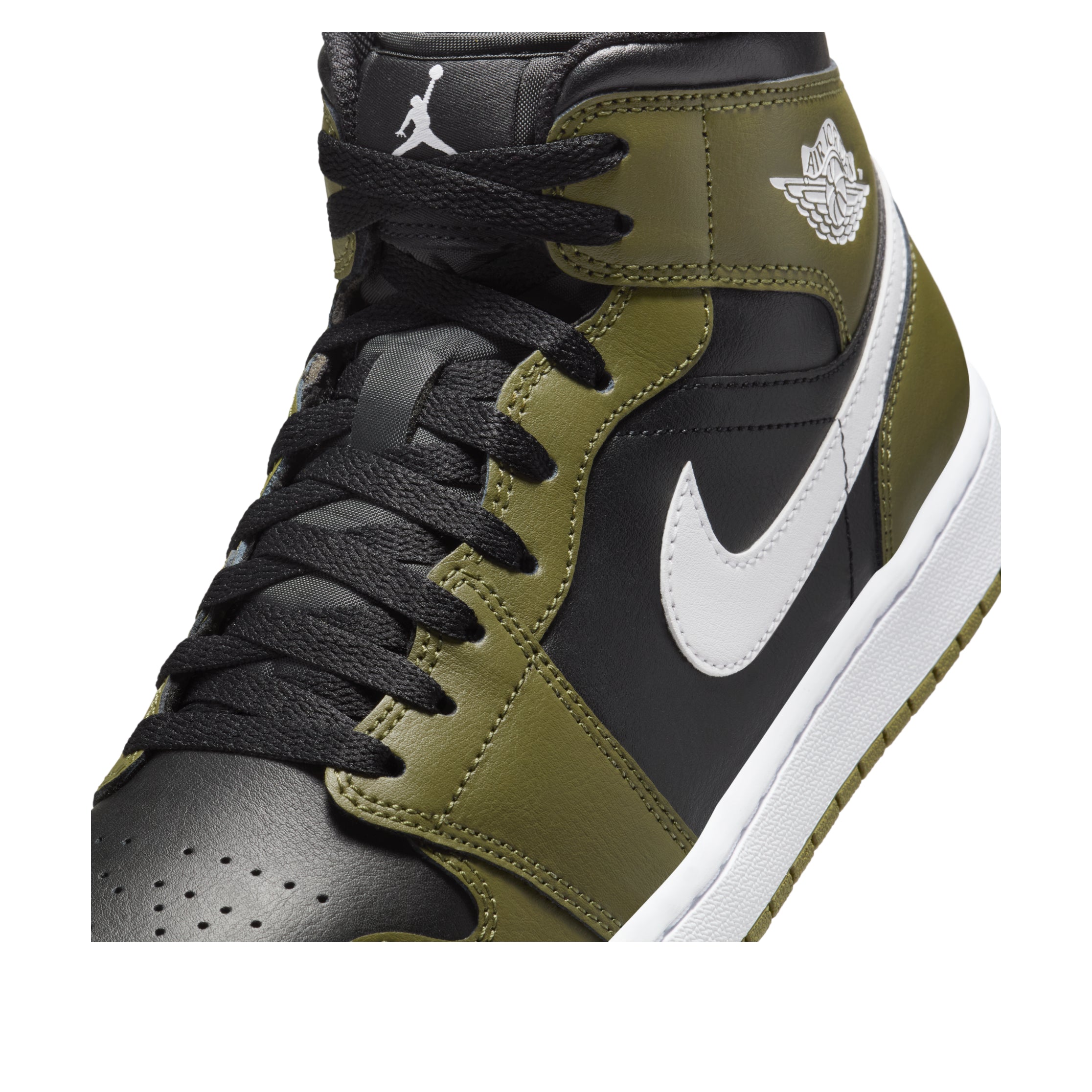 Air Jordan 1 Mid 'Black Medium Olive' DQ8426-092
