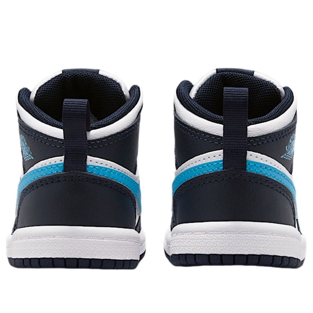 (TD) Air Jordan 1 Mid 'Obsidian Dark Powder Blue' DQ8425-404