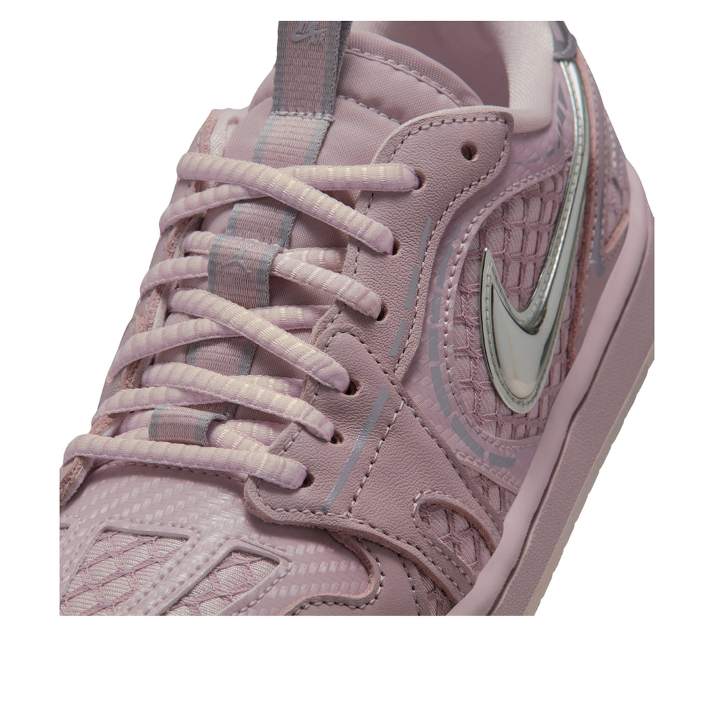 (WMNS) Air Jordan 1 Low Method of Make 'Particle Rose Metallic Silver' HQ2186-601