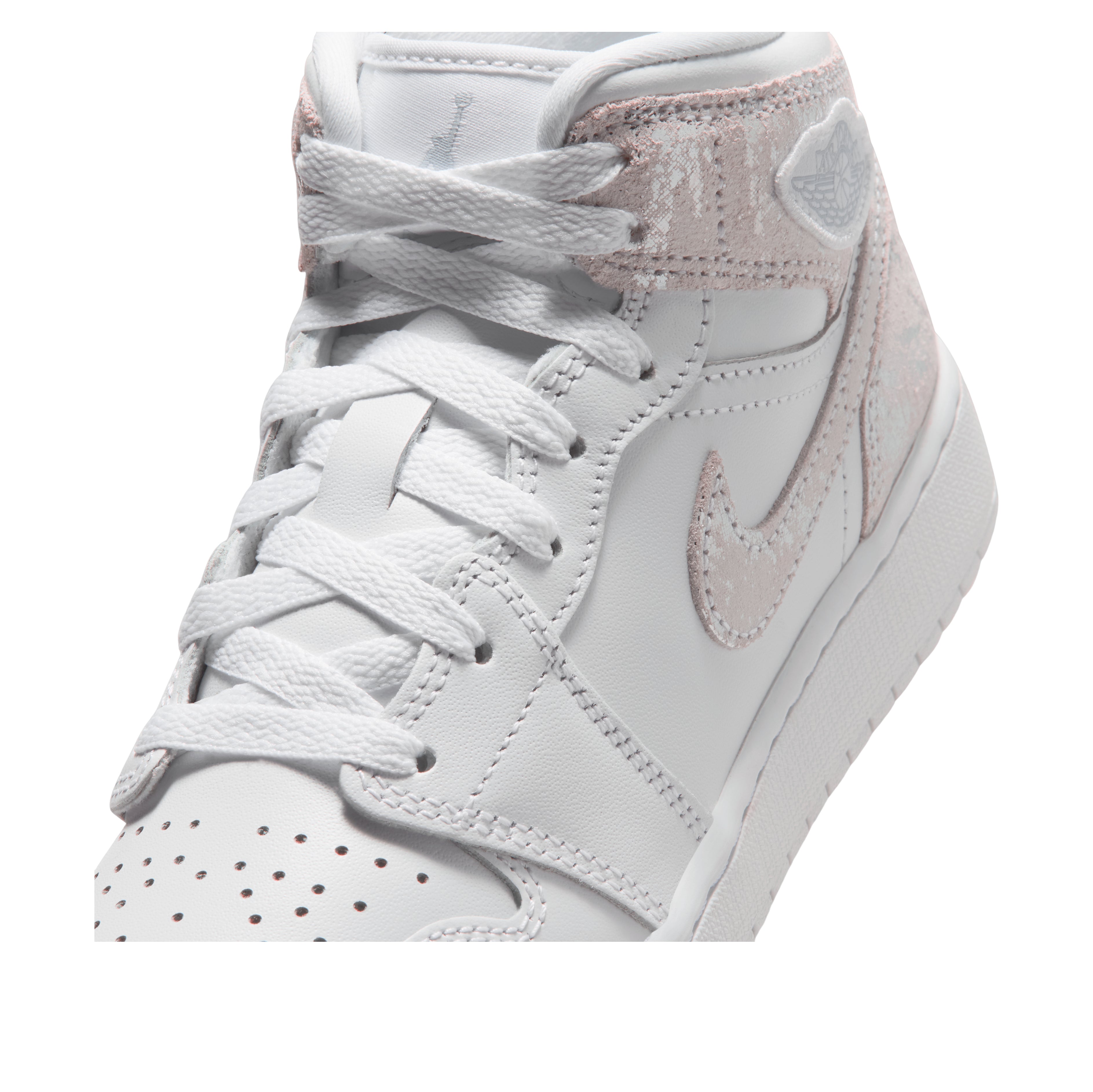 (GS) Air Jordan 1 Mid SE 'White Field Silver' IR2320-100