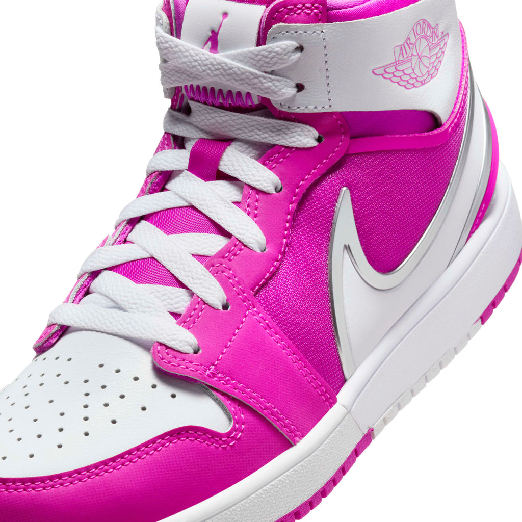 (GS) Air Jordan 1 Mid RM EasyOn 'White Fire Pink' FQ1281-601