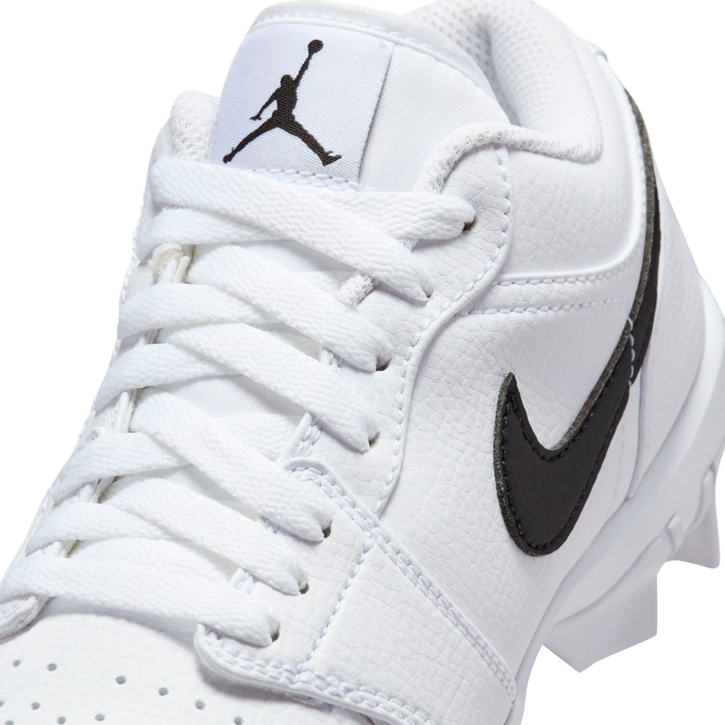 (GS) Air Jordan 1 Low Cleat 'White Black' HF6885-100