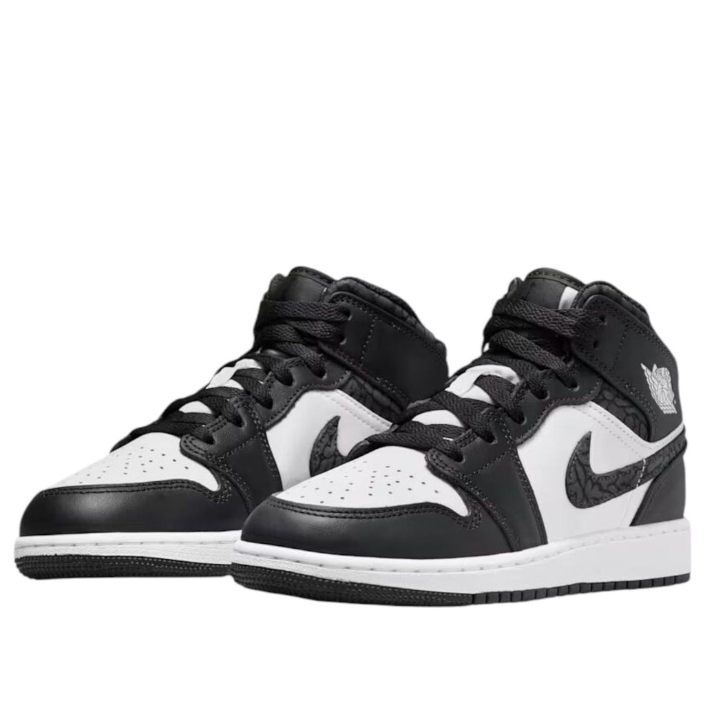 (GS) Air Jordan 1 Mid SE 'Panda Elephant' FB9909-001