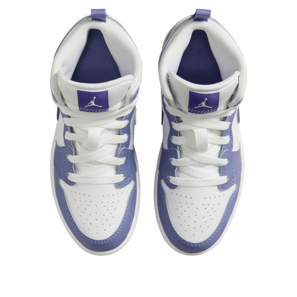 (PS) Air Jordan 1 Mid 'Dusty Amethyst White Court Purple' DQ8424-500