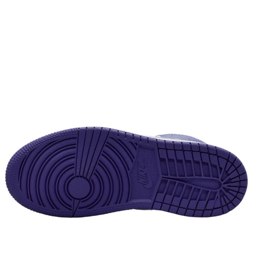(PS) Air Jordan 1 Mid 'Dusty Amethyst White Court Purple' DQ8424-500