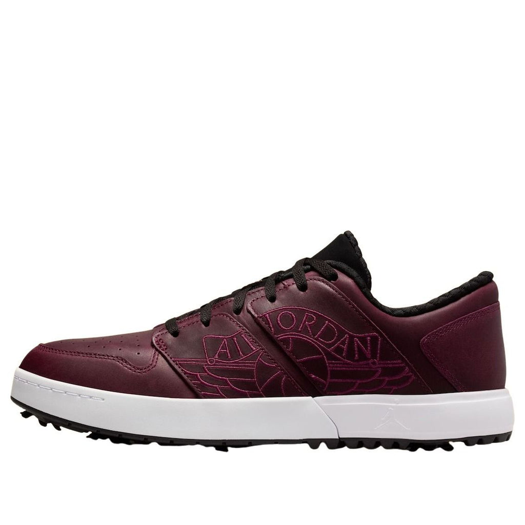 Air Jordan Nu Retro 1 Low Golf 'Bordeaux White Black' IB1809-100