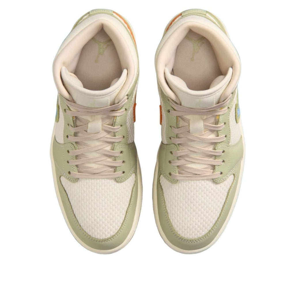 (WMNS) Air Jordan 1 Mid Woven 'Olive Aura' II0570-302