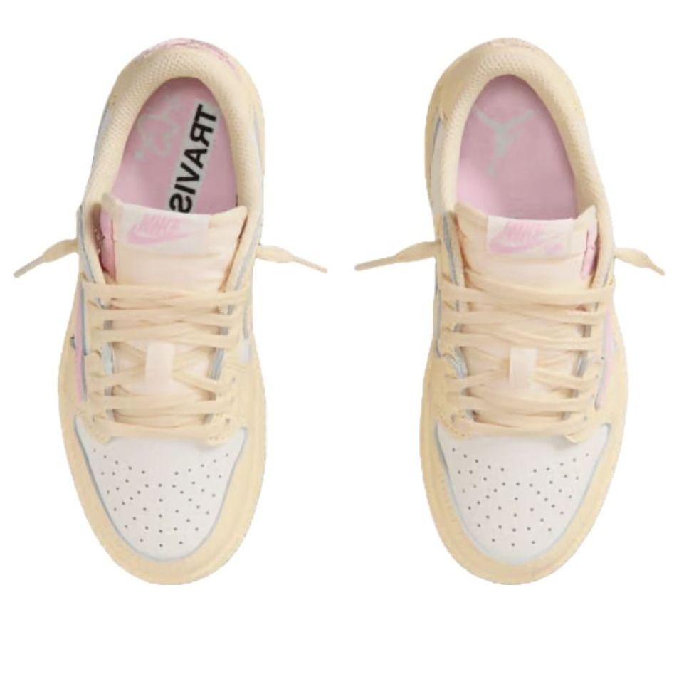 (PS) Air Jordan x Travis Scott 1 Retro Low OG 'Shy Pink' IQ7605-100