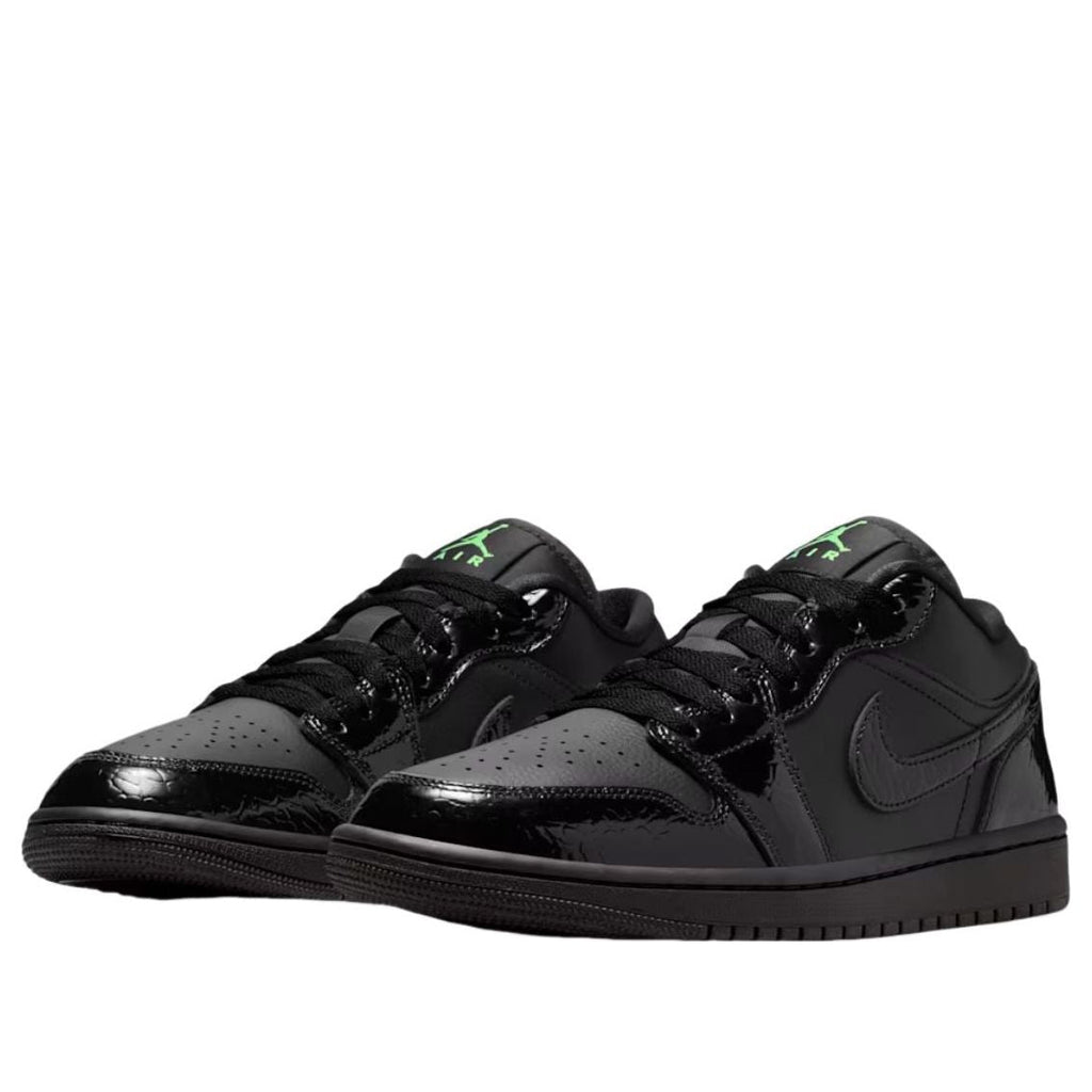 (WMNS) Air Jordan 1 Low 'Black Scream Green' IQ9701-010