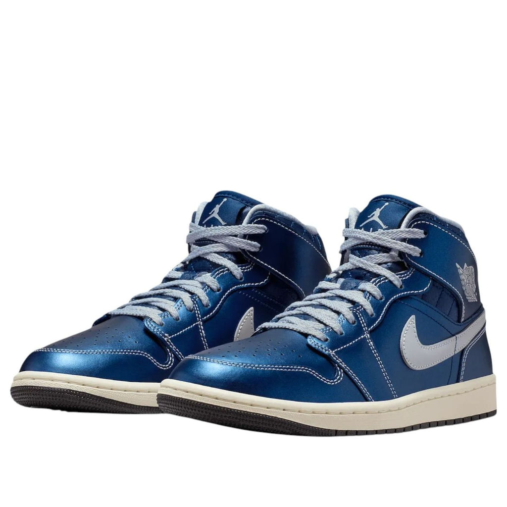(WMNS) Air Jordan 1 Mid 'Metallic Blue' IM5128-001