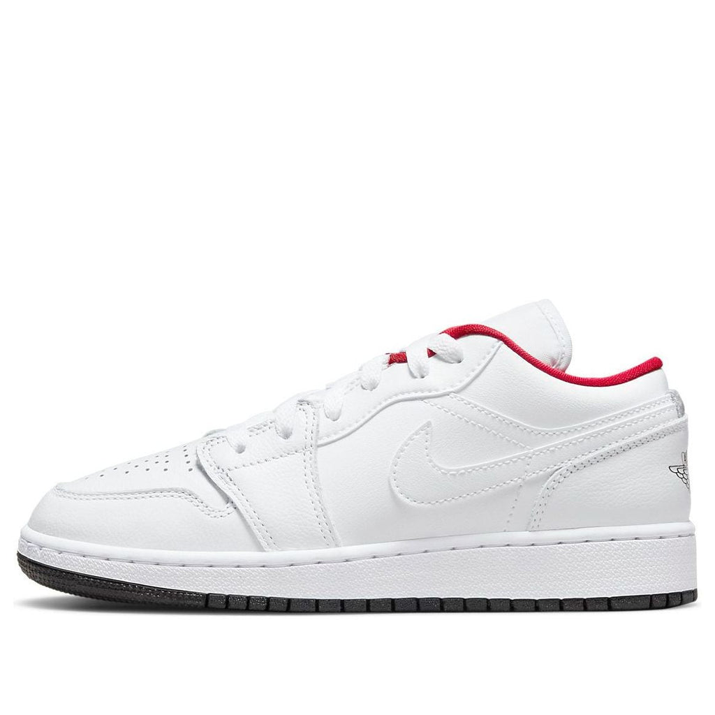 (GS) Air Jordan 1 Low 'White Gym Red Black' 553560-164