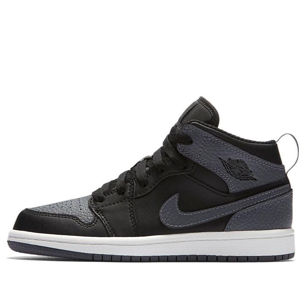 (PS) Air Jordan 1 Mid 'Dark Grey' 640734-041