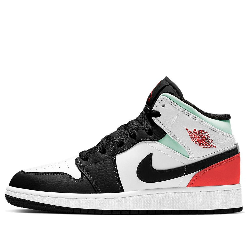 (GS) Air Jordan 1 Mid 'Red Mint' BQ6931-100