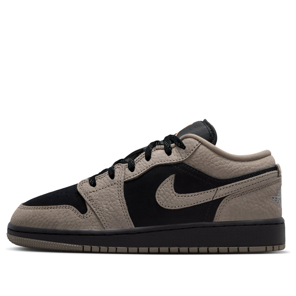 (GS) Air Jordan 1 Low SE 'Black Olive Grey' IB7111-005
