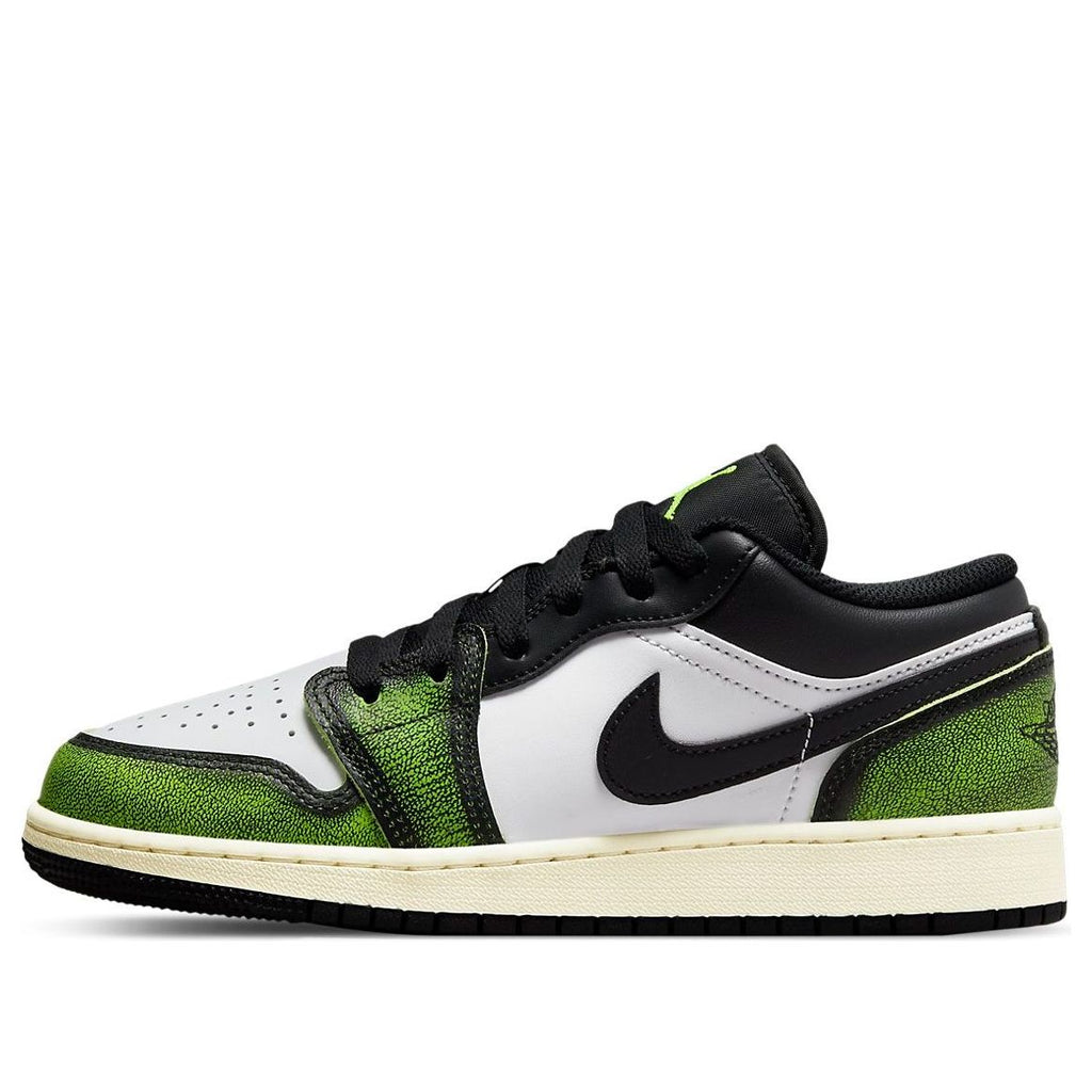 (GS) Air Jordan 1 Low SE 'Wear-Away - Electric Green' DO8244-003