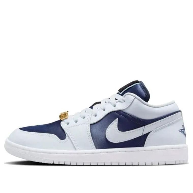 (WMNS) Air Jordan 1 Low SE 'Football Grey White Gym Red Midnight Navy' FZ8778-044