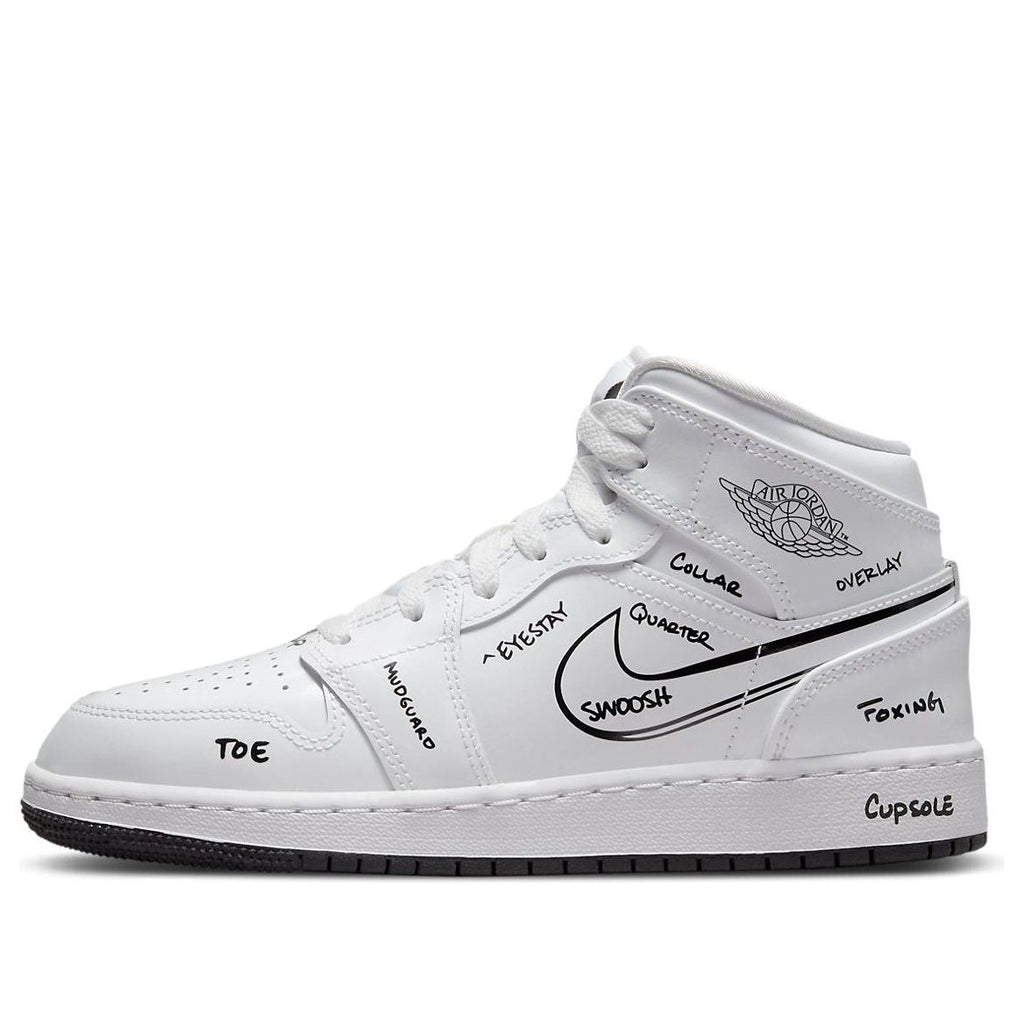 (GS) Air Jordan 1 Mid 'Schematic' DQ1864-100