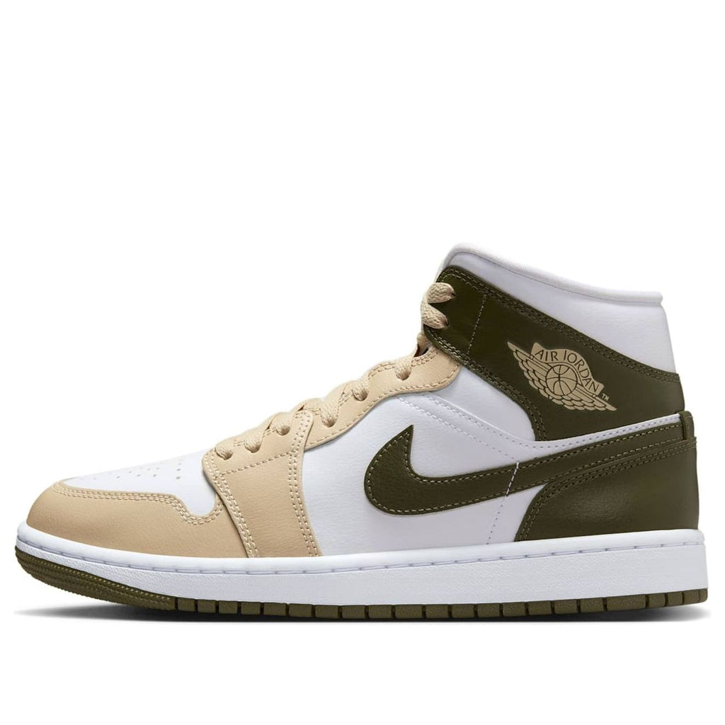 (WMNS) Air Jordan 1 Mid 'Military Drab' BQ6472-120