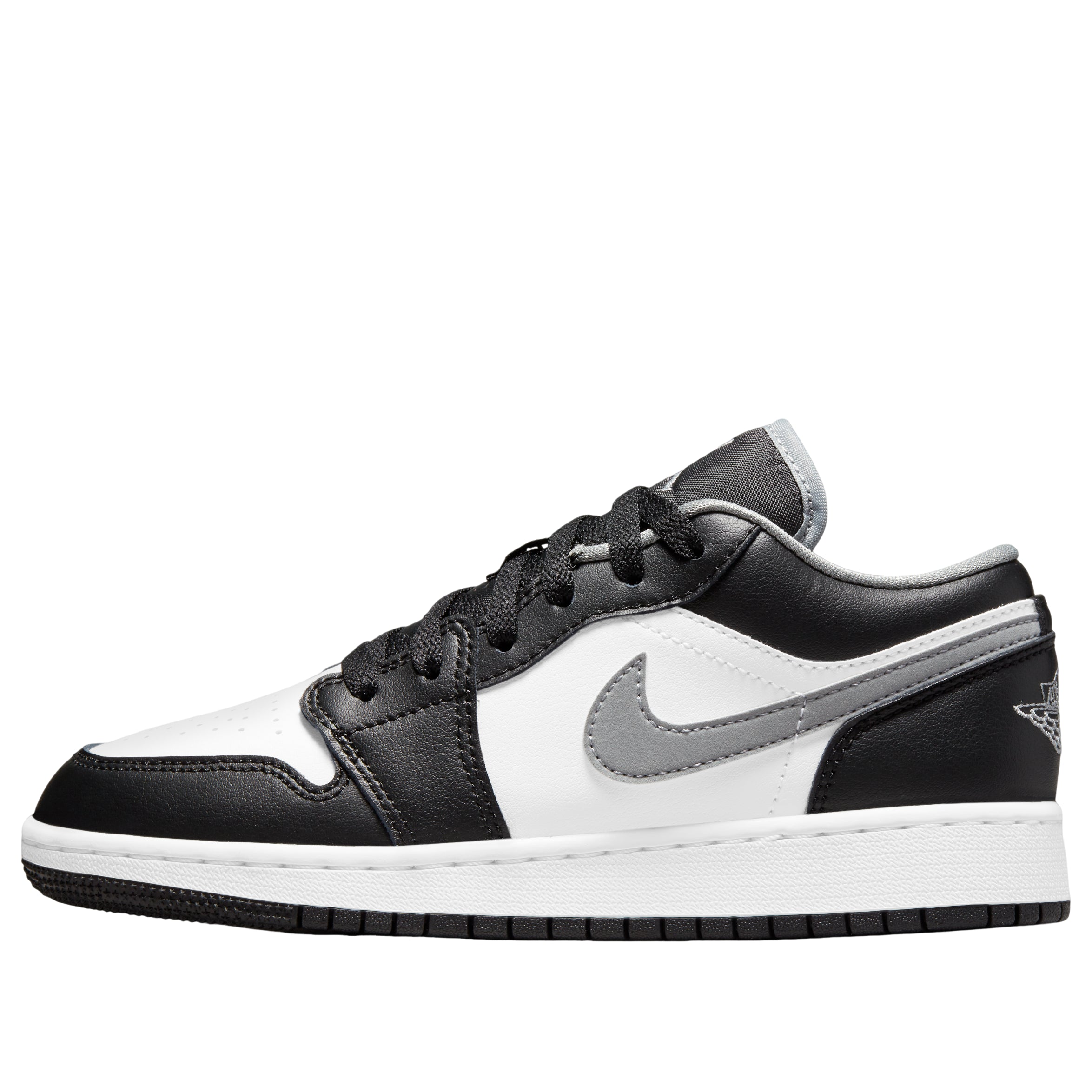 (GS) Air Jordan 1 Low 'Black Medium Grey' 553560-040