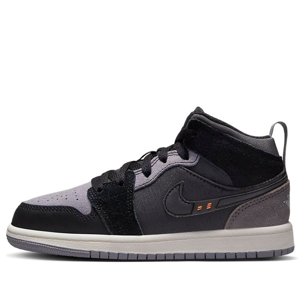 (PS) Air Jordan 1 Mid SE 'Craft Inside Out-Black' DV0436-001
