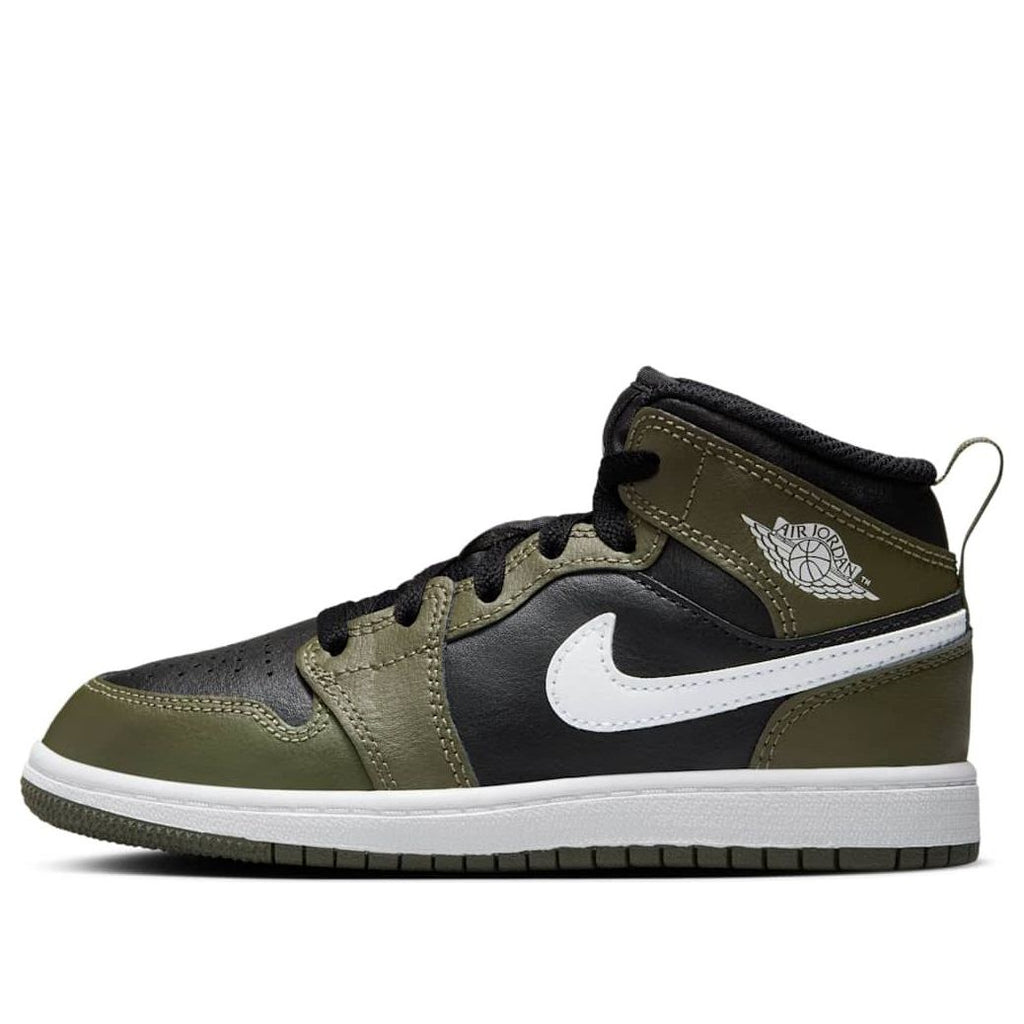 (PS) Air Jordan 1 Mid 'Medium Olive' DQ8424-092
