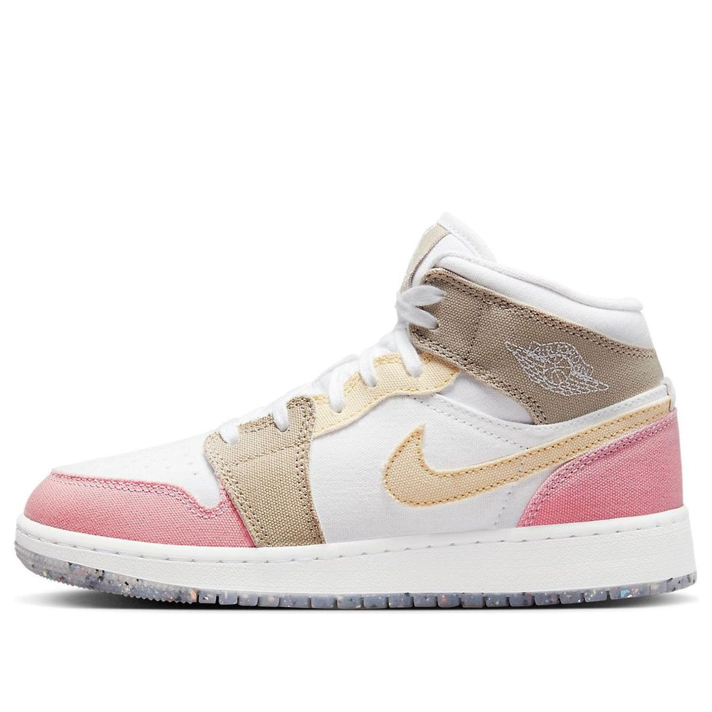 (GS) Air Jordan 1 Mid SE 'Pastel Grind' DJ0338-100